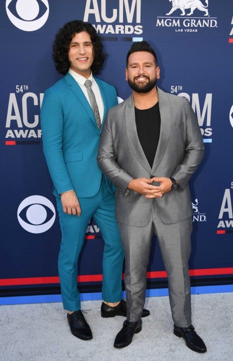 Dan Smyers and Shay Mooney of Dan + Shay at the the 54th Academy Of Country Music Awards in Las Vegas on April 7