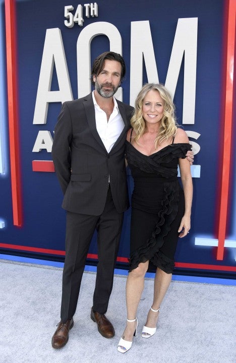 Deana Carter and Jim McPhail at the the 54th Academy Of Country Music Awards in Las Vegas on April 7