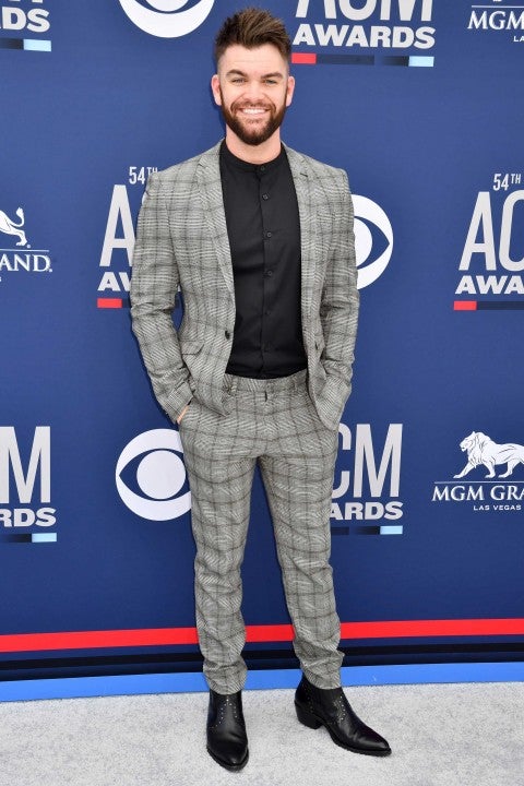 Dylan Scott at the the 54th Academy Of Country Music Awards in Las Vegas on April 7