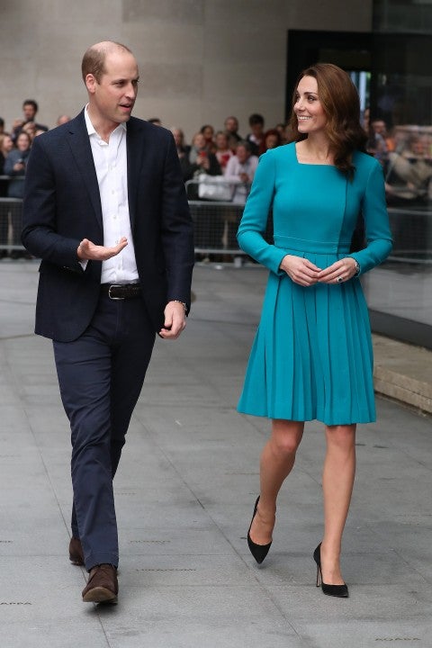 Prince William and Kate Middleton at BBC in November 2018