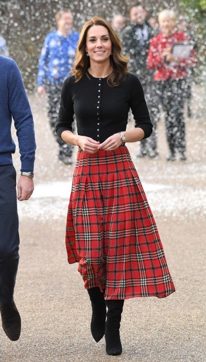 Kate Middleton at christmas party in december 2018