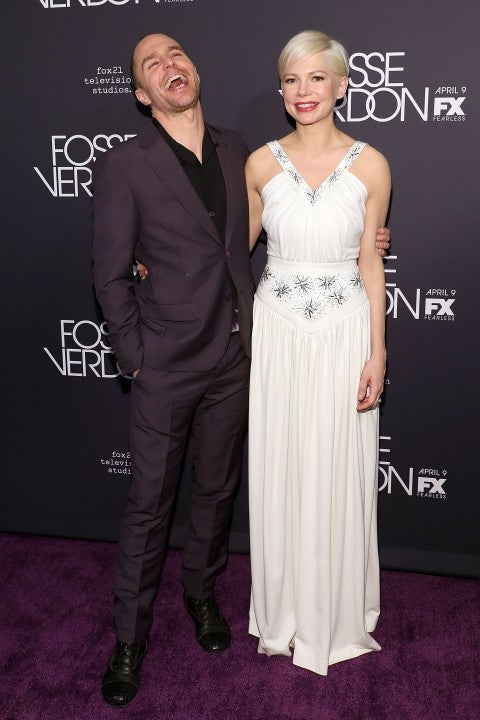 Sam Rockwell and Michelle Williams at fosse/verdon premiere