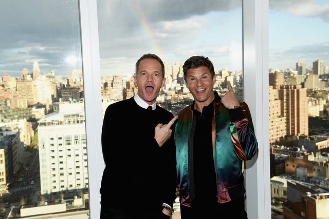 David Burtka and Neil Patrick Harris celebrate the launch of Life Is a Party