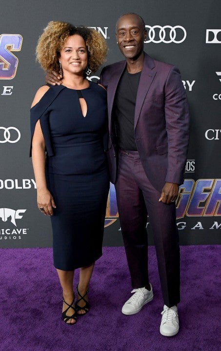 Don Cheadle and wife at endgame premiere