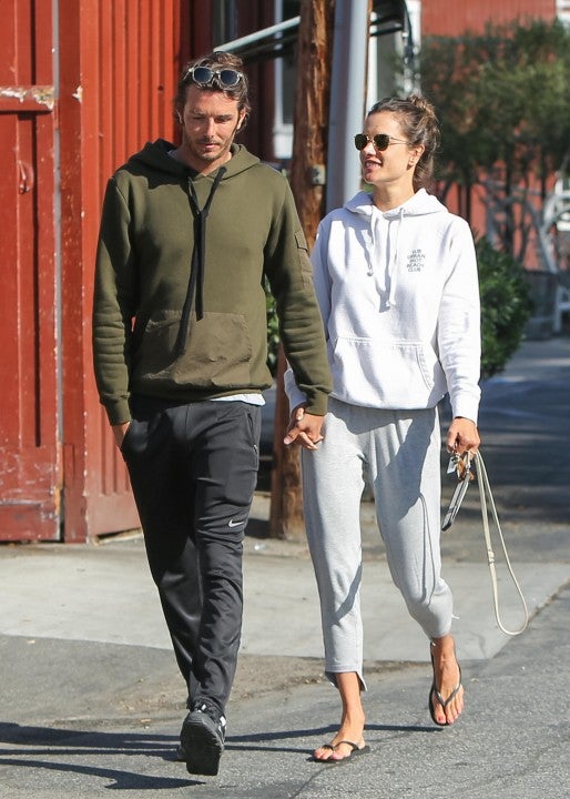 Alessandra Ambrosio and boyfriend in LA on april 23