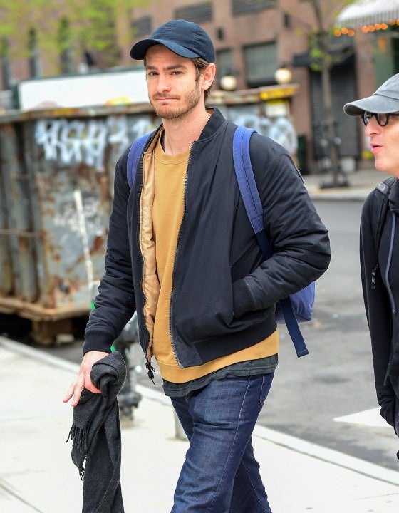 Andrew Garfield out in soho nyc