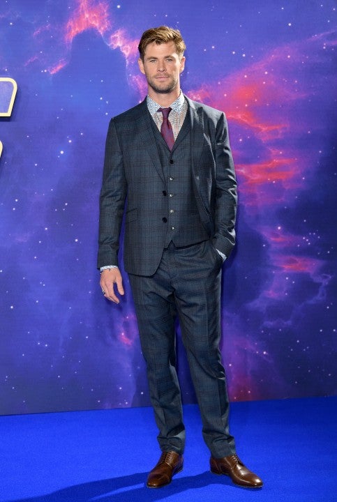 Chris Hemsworth at avengers: endgame uk event