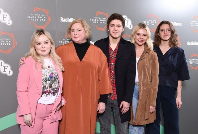 Derry girls cast at BFI & Radio Times Television Festival 2019