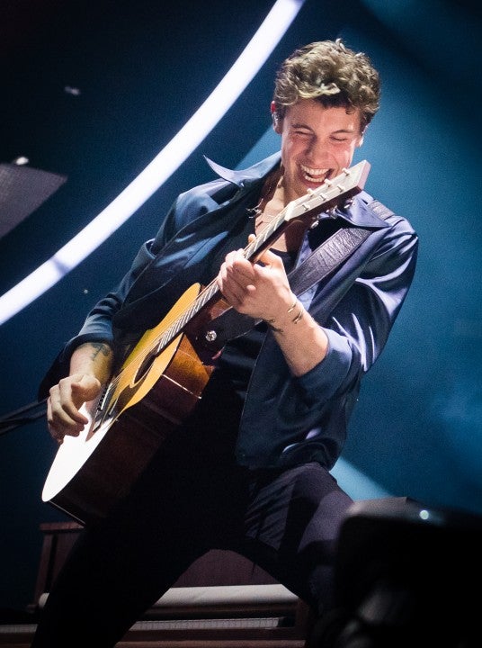 Shawn Mendes on tour in London