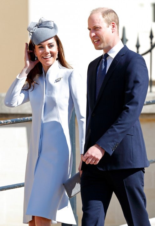 Kate Middleton and Prince William on easter 2019