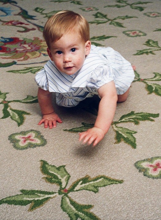Prince Harry in 1985