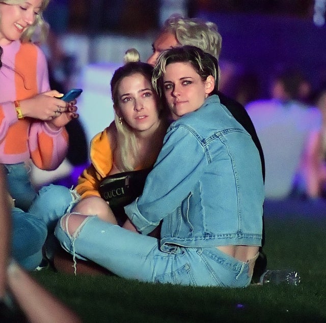 Sara Dinkin and Kristen Stewart at Coachella