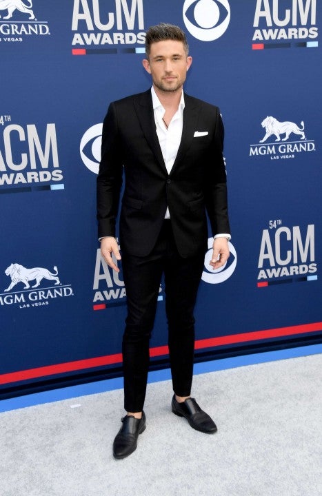 Michael Ray at the the 54th Academy Of Country Music Awards in Las Vegas on April 7