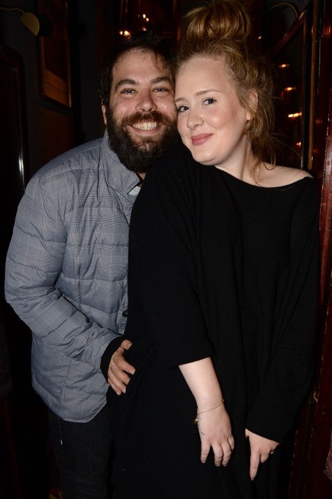 Adele and husband in 2013