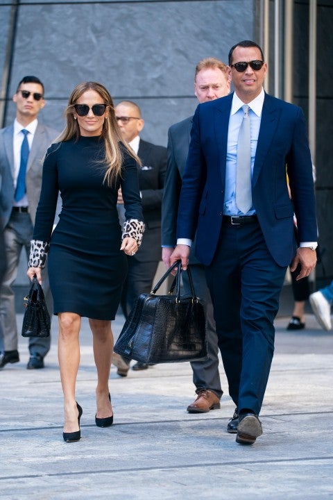 Jennifer Lopez and Alex Rodriguez head to hustlers set in brooklyn