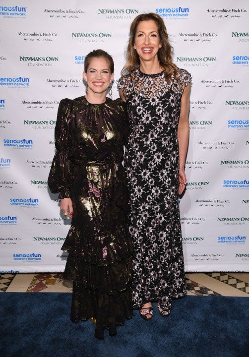 Anna Chlumsky and Alysia Reiner at 2019 SeriousFun Children's Network Gala