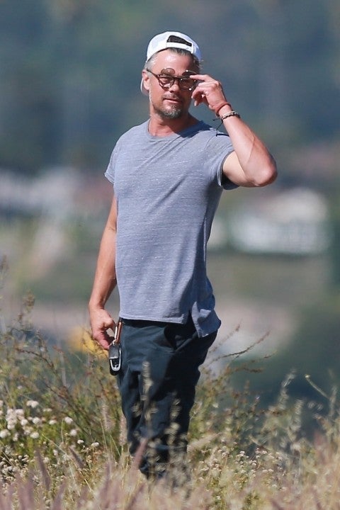 Josh Duhamel goes on a hike in Brentwood on May 29