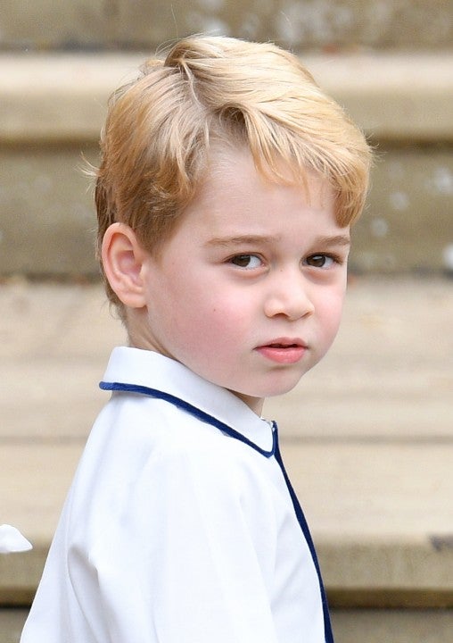 Prince George at Princess Eugenie's wedding