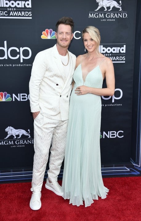 Tyler Hubbard of Florida Georgia Line and Hayley Stommel attend the 2019 Billboard Music Awards 