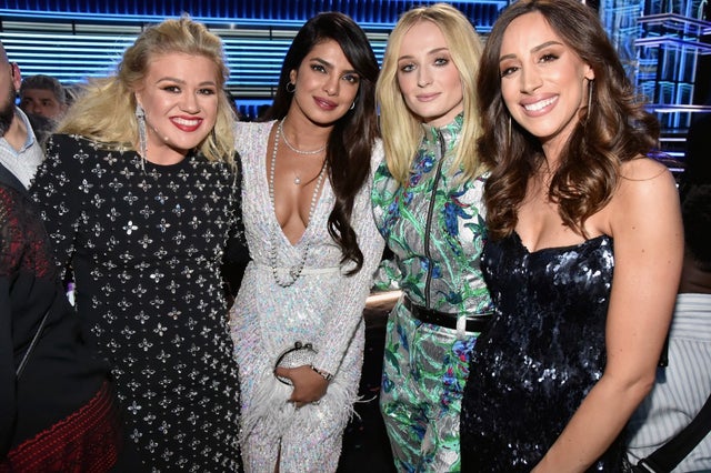 Kelly Clarkson, Priyanka Chopra, Sophie Turner and Danielle Jonas at 2019 billboard awards