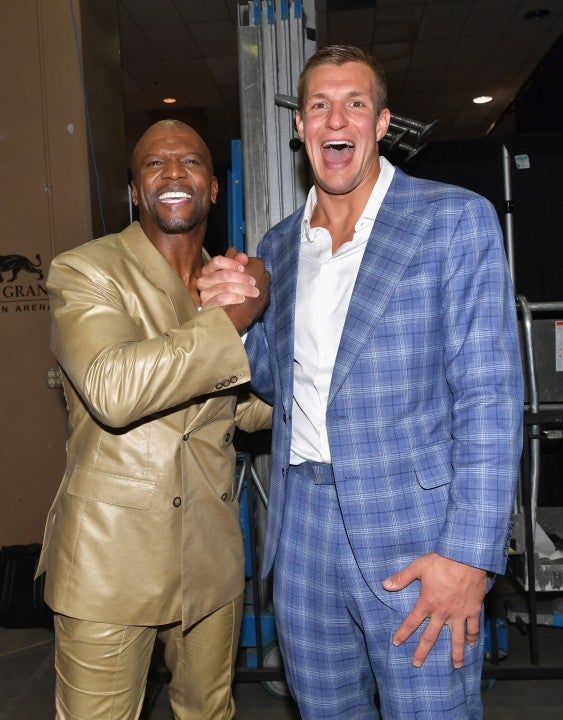 Terry Crews and Rob Gronkowski at 2019 billboard music awards