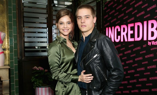 Barbara Palvin and Dylan Sprouse at new Incredible By Victoria's Secret Collection event