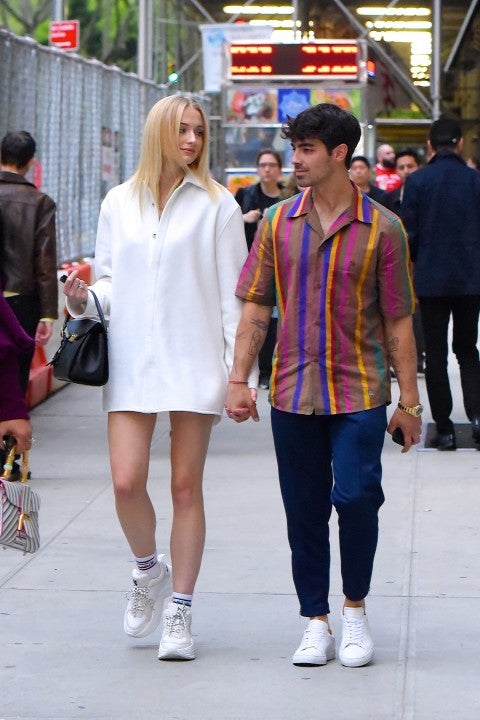 Sophie Turner and Joe Jonas in NYC on May 10