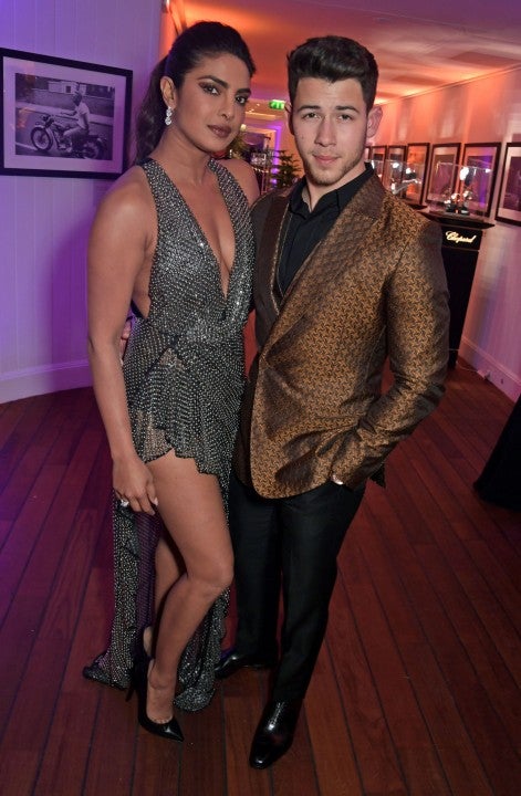 Priyanka Chopra and Nick Jonas at VF & chopard party at cannes