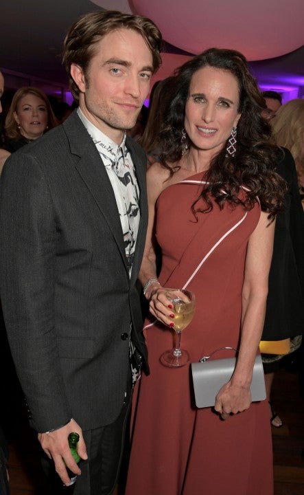 Robert Pattinson and Andie MacDowell at the Vanity Fair and Chopard Party celebrating the 72nd Annual Cannes Film Festival 