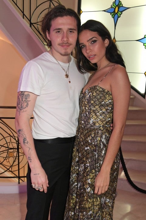 Brooklyn Beckham and girlfriend at Formula E Dinner Celebrating World Premiere Of "And We Go Green" Documentary At The 72nd Cannes Film Festival