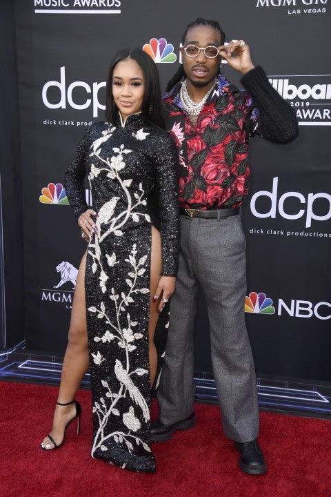 Saweetie and Quavo of Migos at the 2019 Billboard Music Awards 