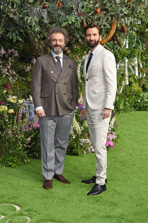 Michael Sheen and David Tennant at the World Premiere of Good Omens