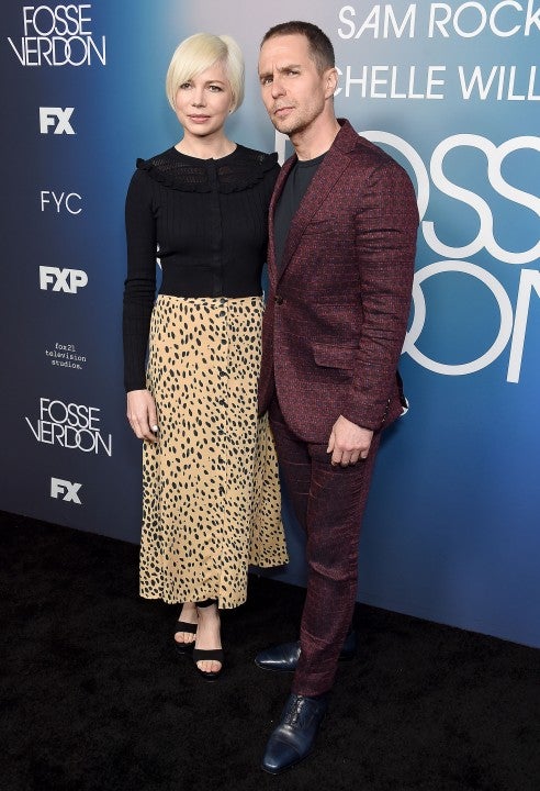 Michelle Williams and Sam Rockwell arrive at the FYC Event For FX's "Fosse/Verdon" 