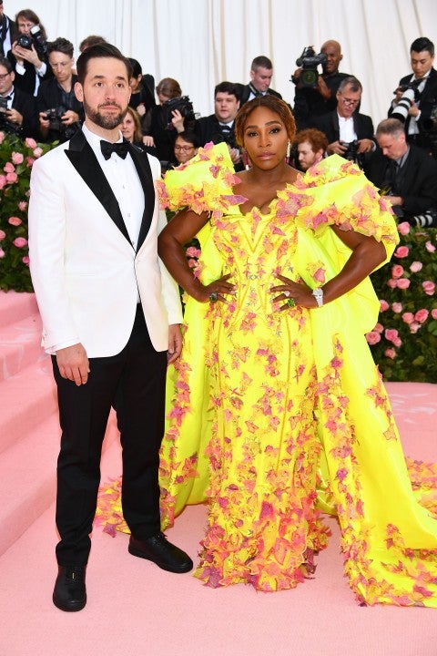 Serena Williams and Alexis Ohanian at 2019 Met Gala