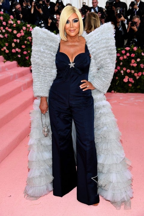 Kris Jenner at 2019 met gala
