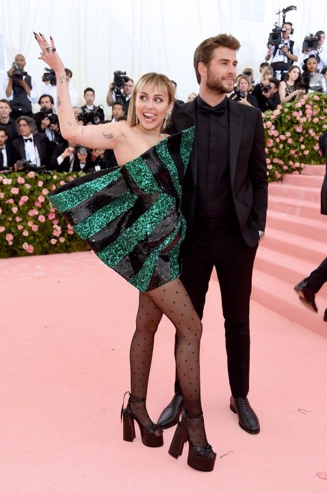 Miley Cyrus and Liam Hemsworth at The 2019 Met Gala