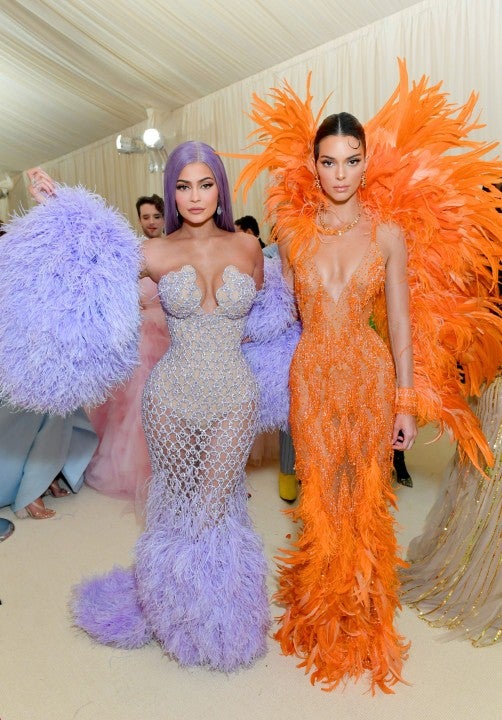 kylie Jenner and kendall jenner at 2019 met gala