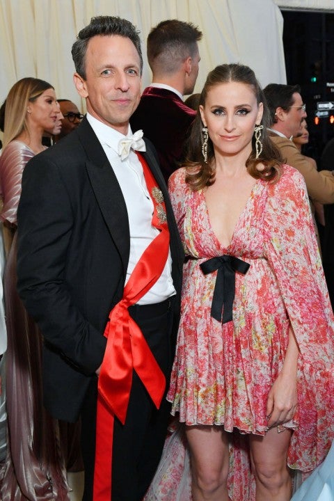 Seth Meyers and Alexi Ashe at 2019 met gala