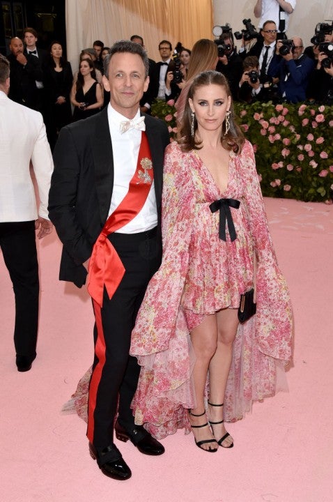 Seth Meyers and Alexi Ashe at 2019 met gala