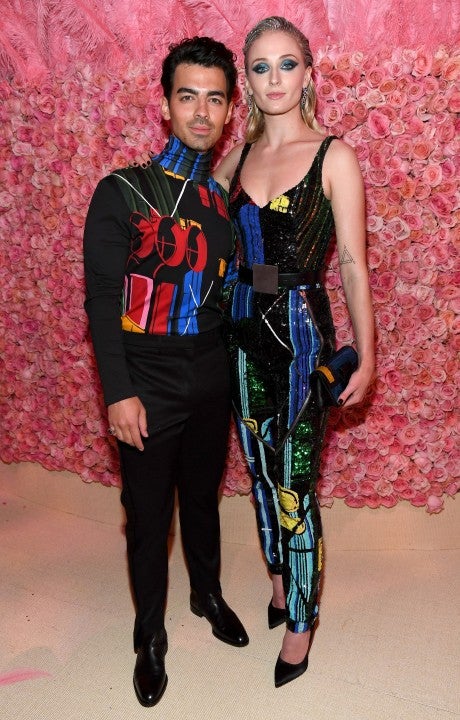 Joe Jonas and Sophie Turner at the 2019 Met Gala - cocktails