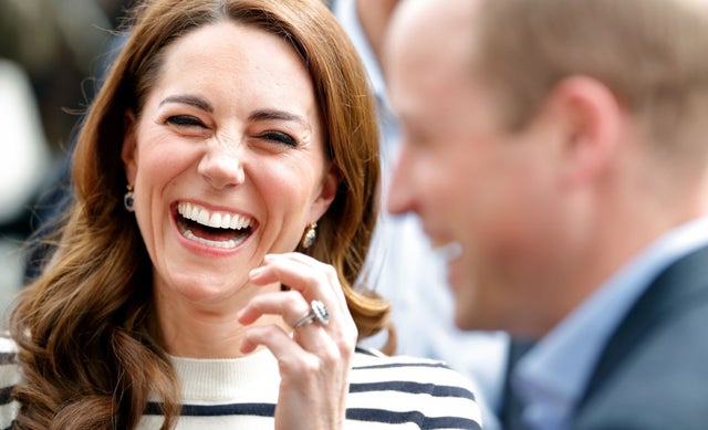 Kate Middleton laughs with Prince William at king's cup regatta