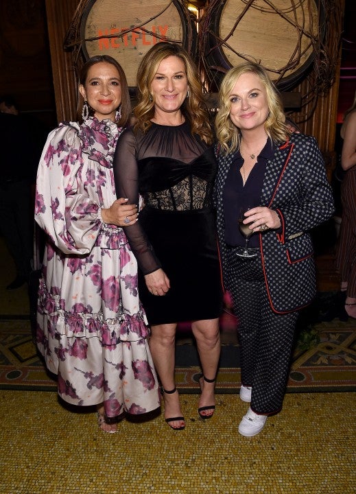 Maya Rudolph, Ana Gasteyer and Amy Poehler at wine country premiere afterparty