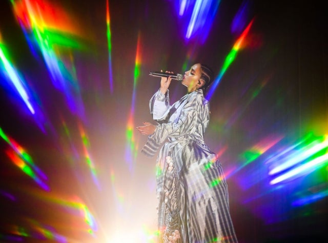 FKA Twigs performs in nyc