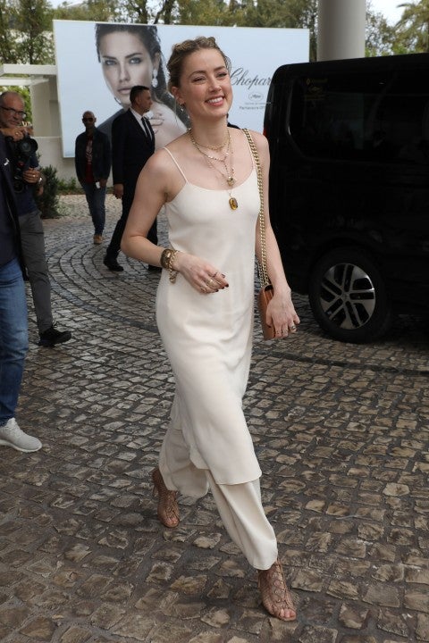 Amber Heard in Cannes on May 14