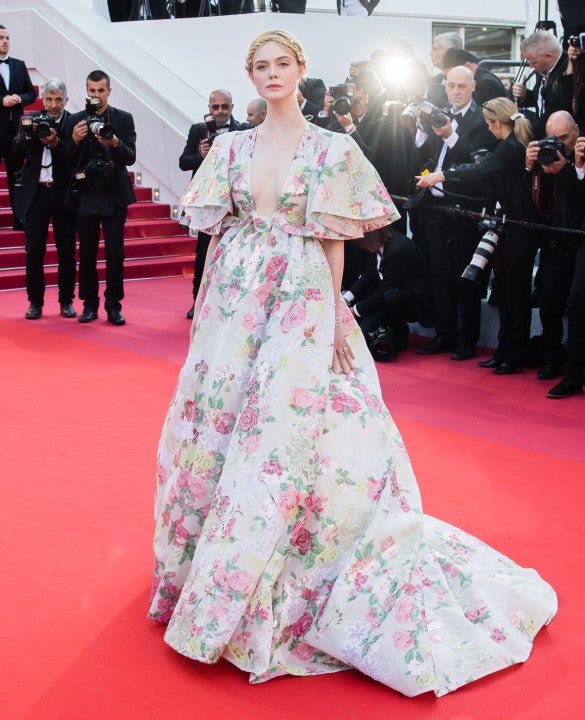 Elle Fanning at  screening of "Les Miserables" during the 72nd annual Cannes Film Festival