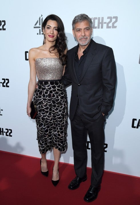George Amal Clooney Catch 22 London Premiere