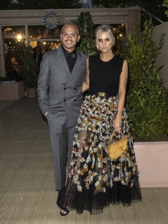 Ashlee Simpson and Evan Ross at Dior dinner at Cannes