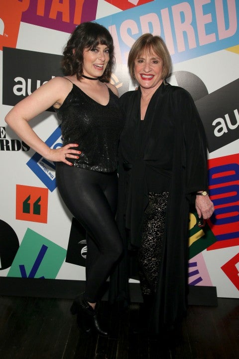Rachel Bloom and Patty LuPone backstage at the 64th Annual Obie Awards 