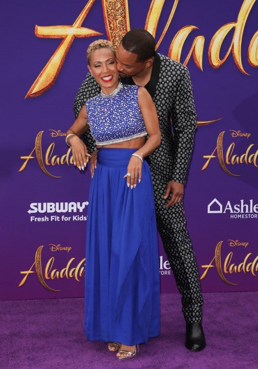 Jada Pinkett Smith and Will Smith at Aladdin premiere in hollywood