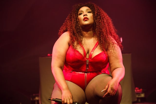 Lizzo performs in london on may 27